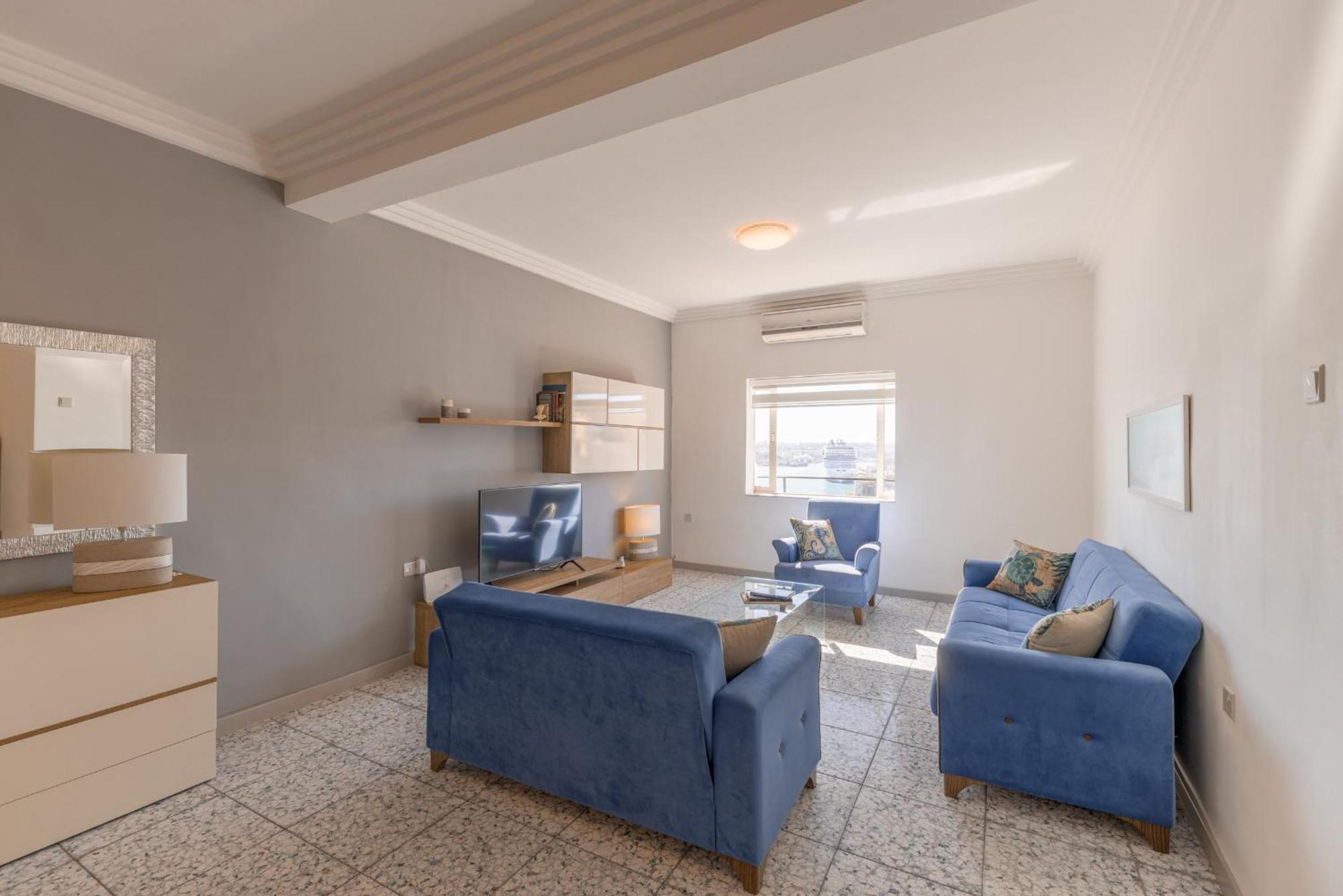 Harbour View - Large 2Br Apartment Валетта Экстерьер фото